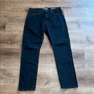 Wrangler Men's Athletic Fit Black Jeans